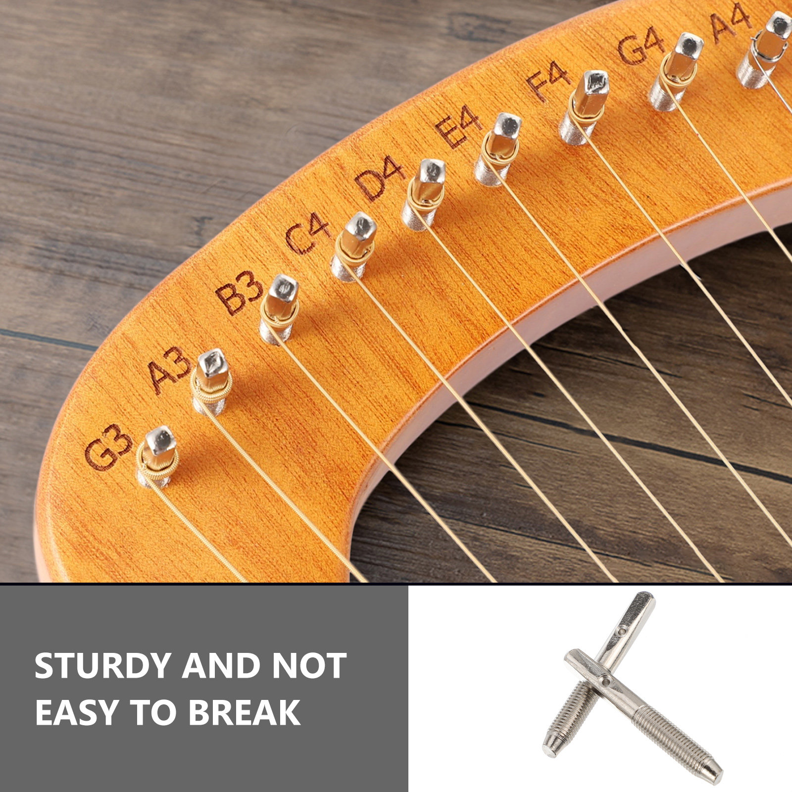 Musical Instrument Zither Harp - 7Pcs Harp String Pin Corrosion Resistant
