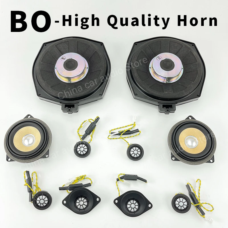 Musical Instrument Trumpet - Mid-range and tweeter speakers, center subwoofer,