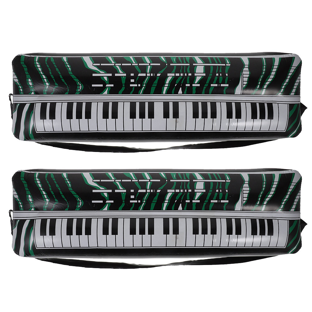 Musical Instrument That You Blow Into - 2Pcs Inflatable Toddler Piano Hippo Blow