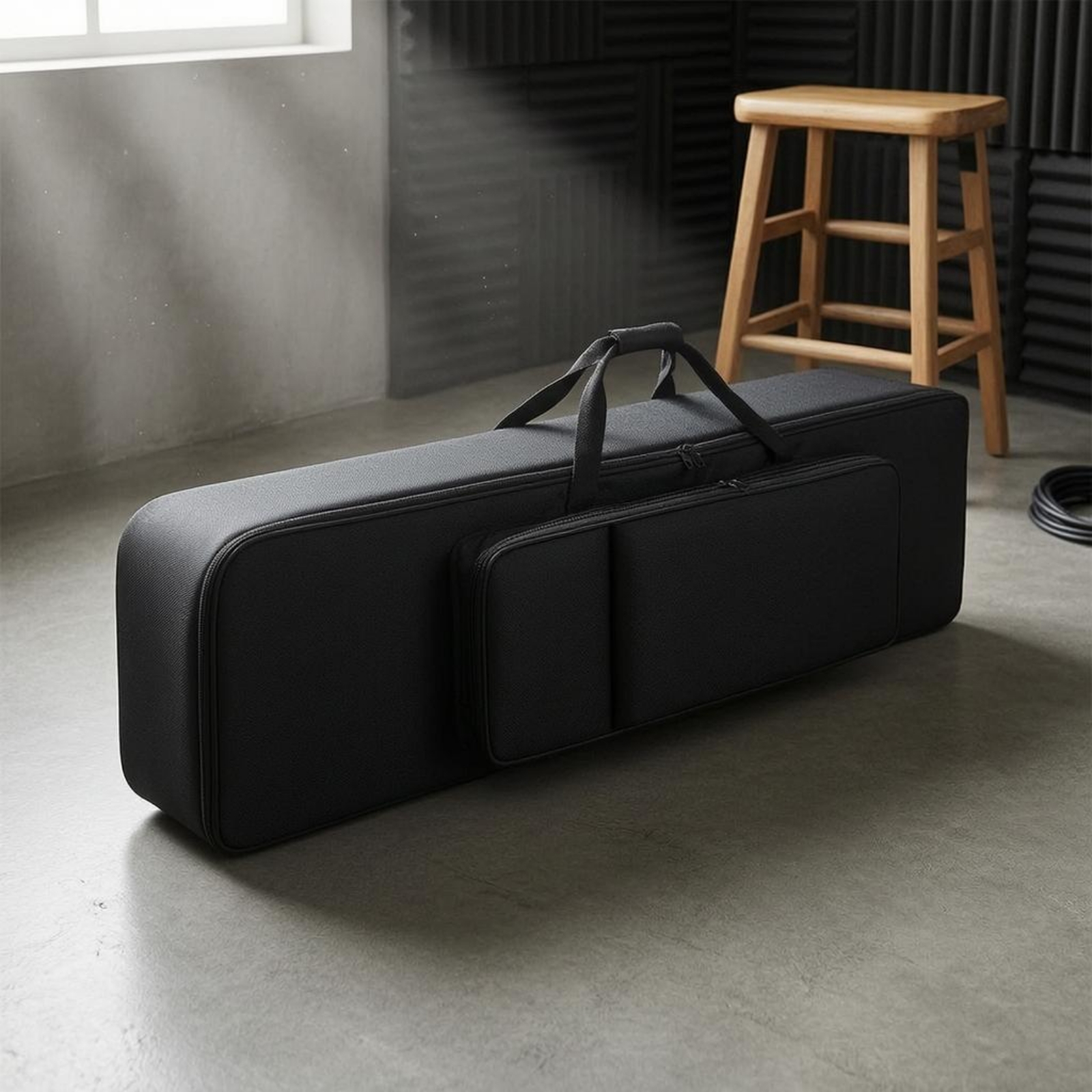Musical Instrument Bag - 88-Key Keyboard Bag Carry Handles 88