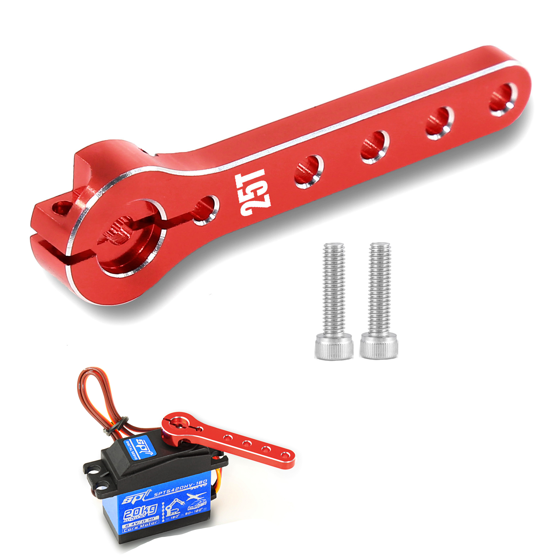Musical Instrument Trumpet - CNC Aluminum Alloy 25T Steering Servo
