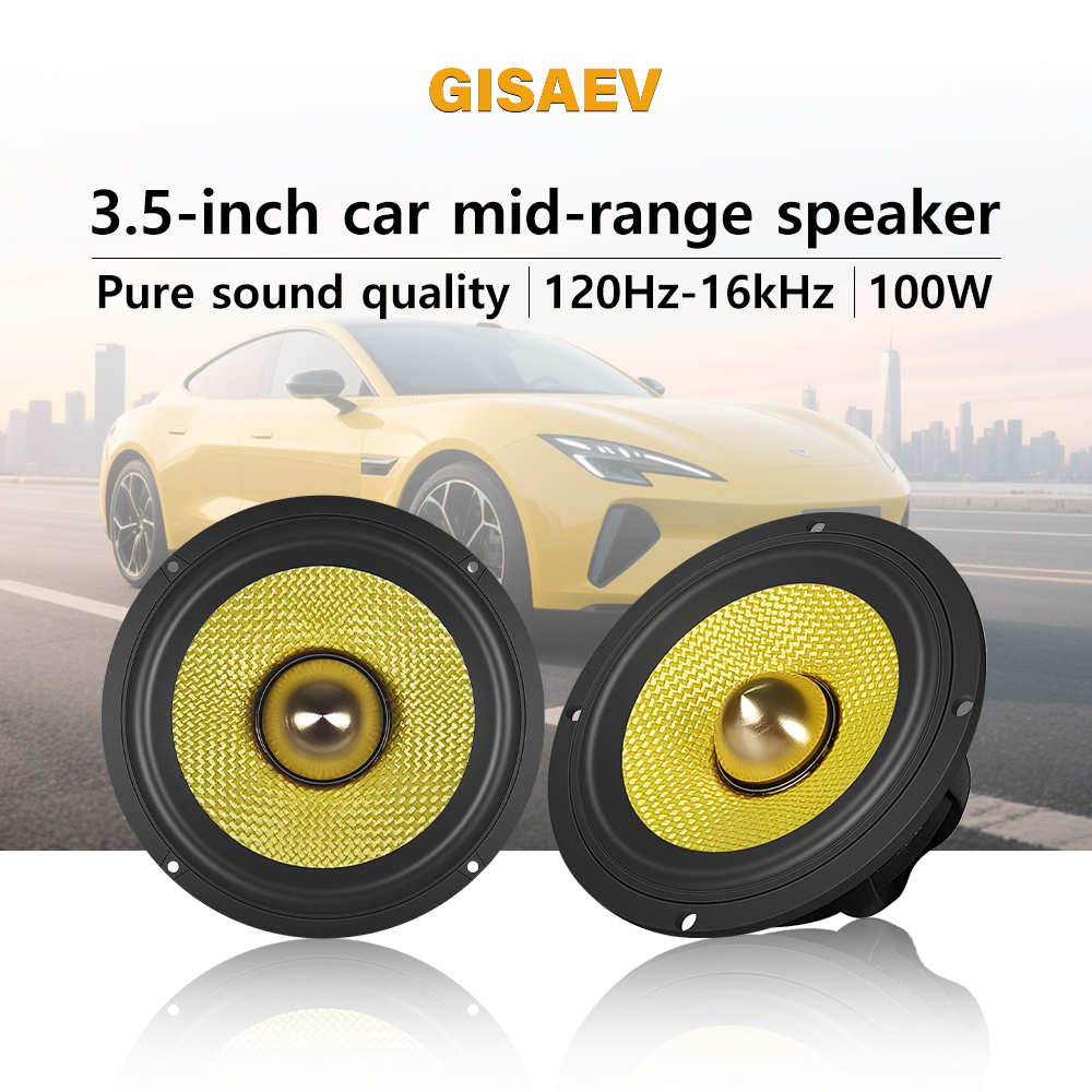 Musical Instrument Trumpet - 3.5 inches bullet guided mid-range speakers,