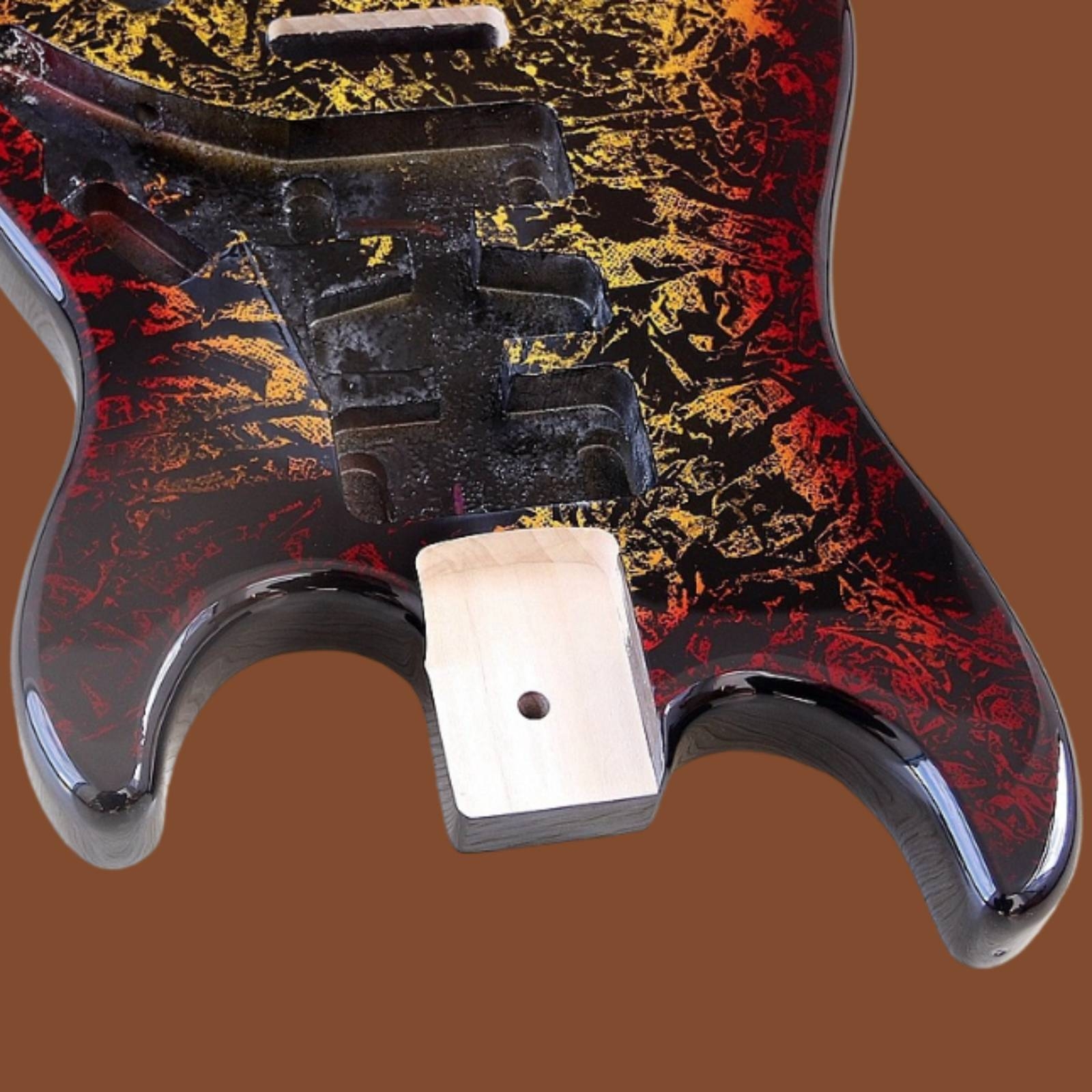 Electric Guitar Body Routed Ca - مراجعة Musical Instrument For Beginners وسعره