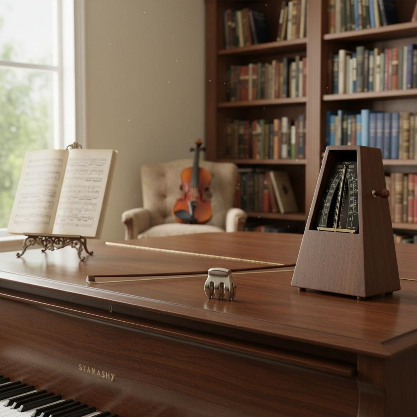 Metal Violin Mute Reduces Volu - مراجعة Musical Instrument For Beginners وسعره