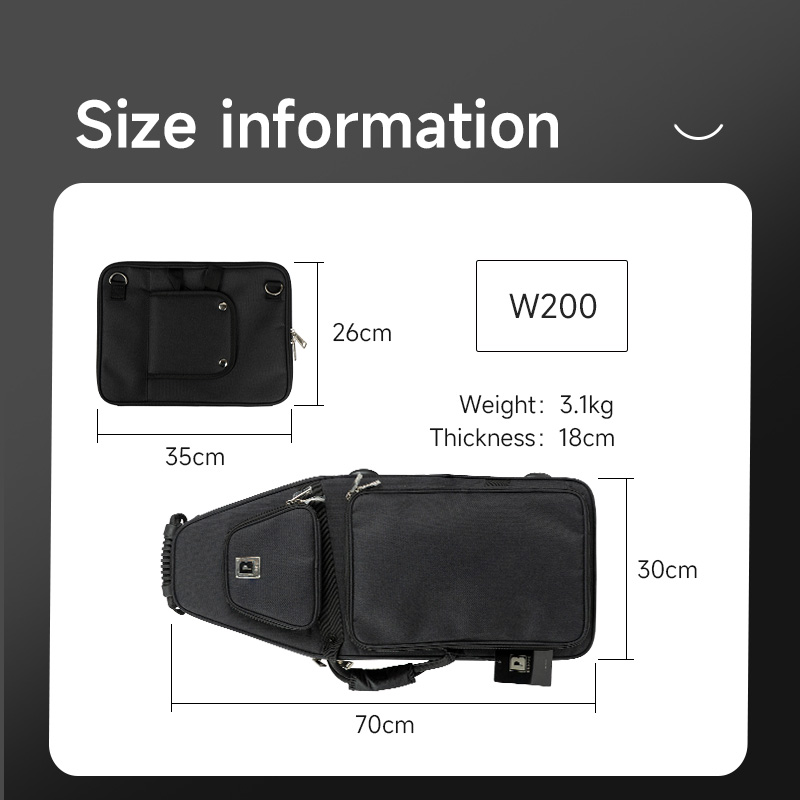 Bropro Bassoon Bag Portable Ba - مراجعة Musical Instrument Bag وسعره