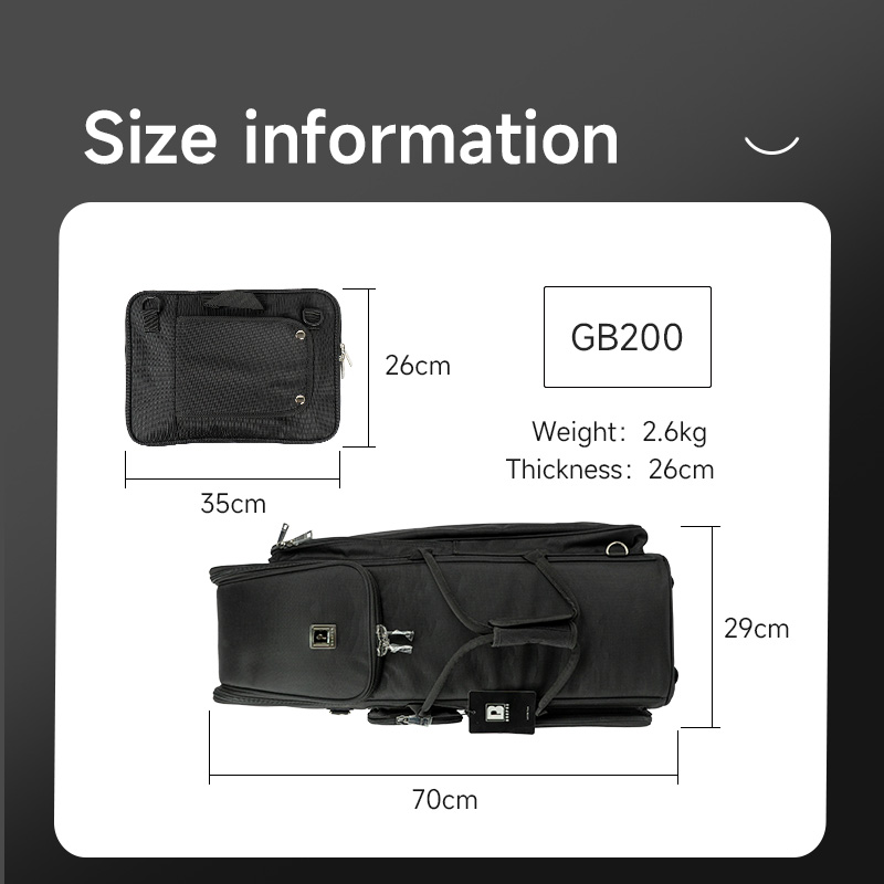 Bropro Bassoon Bag Portable Ba - مراجعة Musical Instrument Bag وسعره