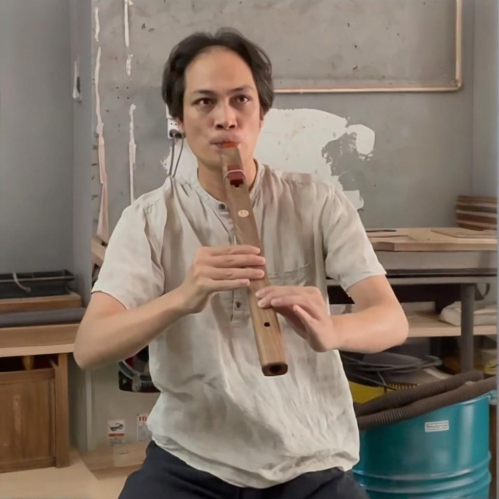B/C/D/E/F Tone Wooden Vertical - مراجعة Tin Whistle Flute وسعره