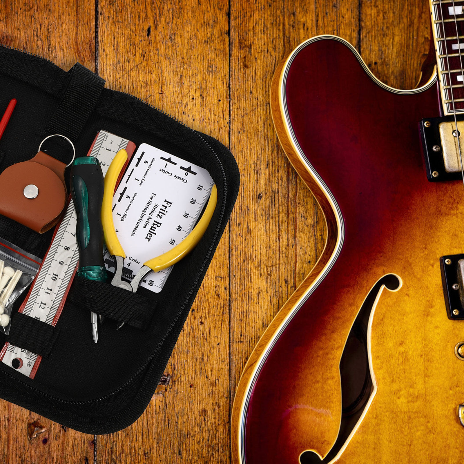 1Pcs Guitar Repair Tool Bag He - مراجعة Musical Instrument Bag وسعره