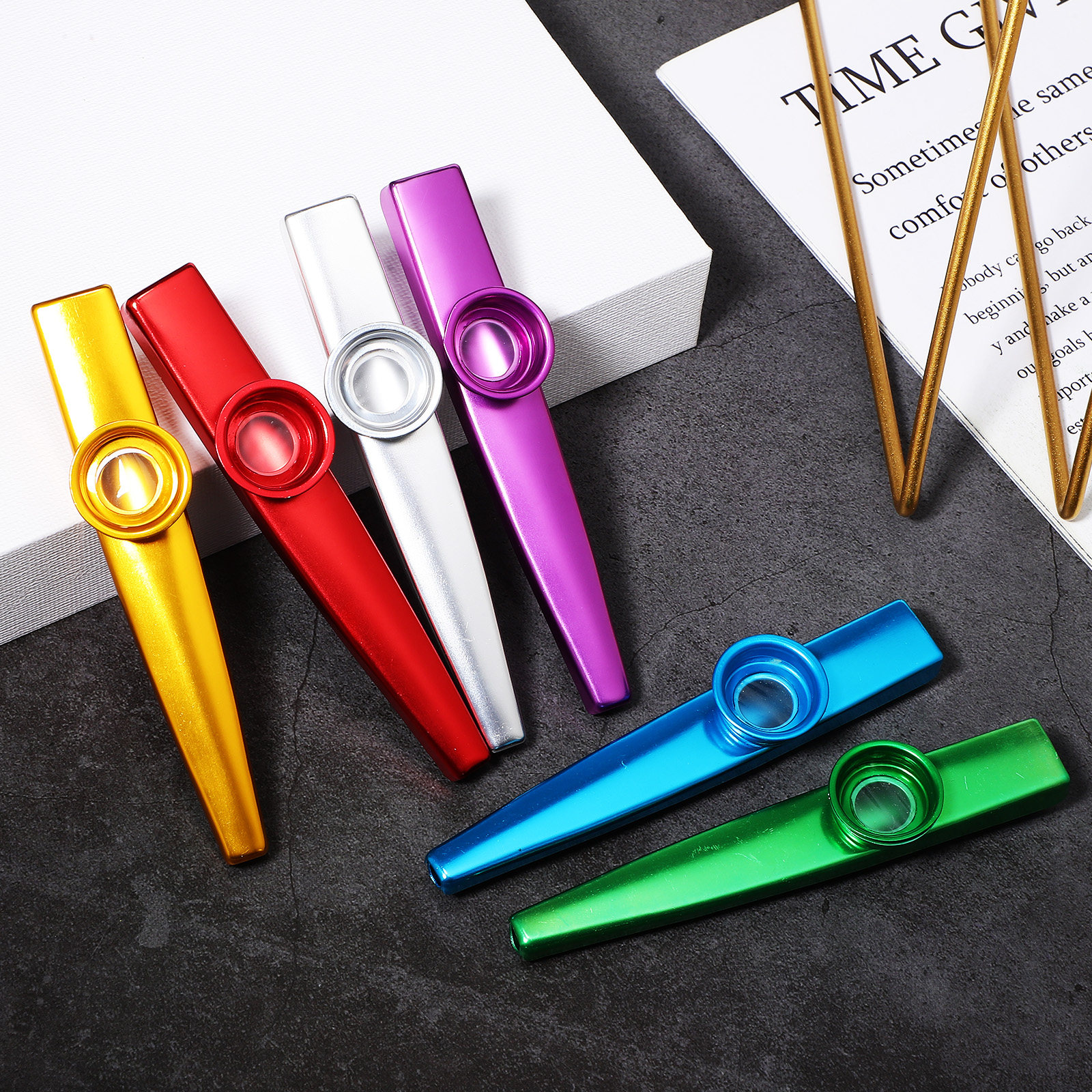 6Pcs Kazoo Set Beginner Kazoos - مراجعة Musical Instrument Kazoo وسعره