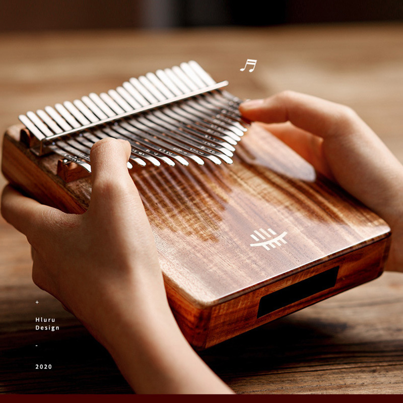 Hluru Kalimba 17 Keys with Hol - مراجعة Musical Instrument For Beginners وسعره