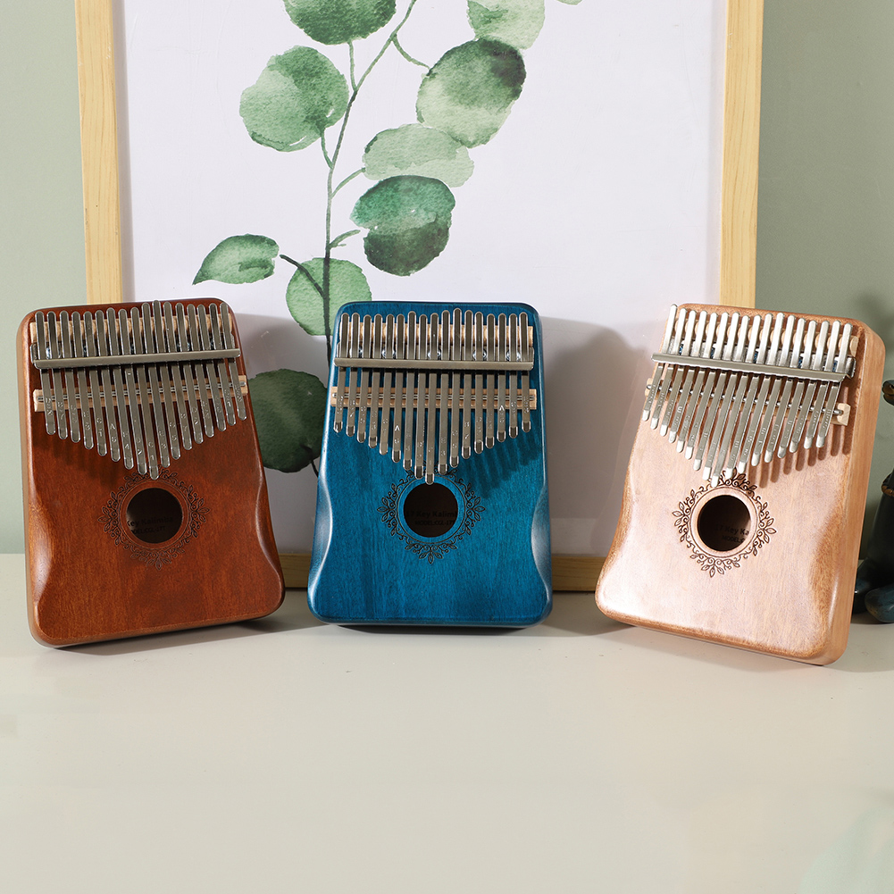 8/17Keys Mini Wooden Kalimba H - مراجعة Musical Instrument For Beginners وسعره