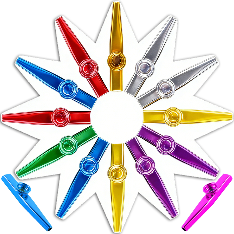 12cm Metal Kazoo Durable Uncon - مراجعة Musical Instrument Kazoo وسعره