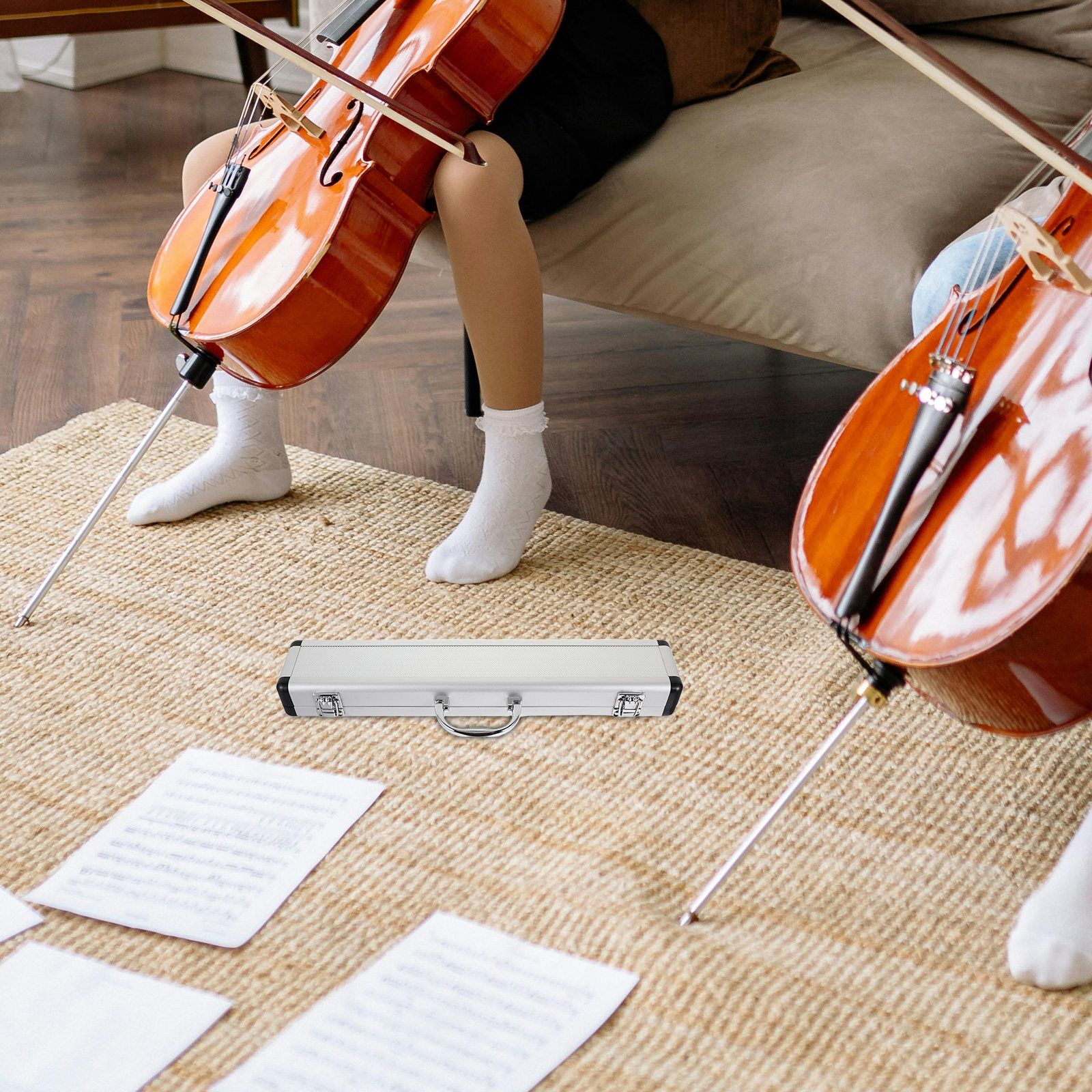 Flute Case Aluminum Alloy Port - مراجعة Musical Instrument Bag وسعره