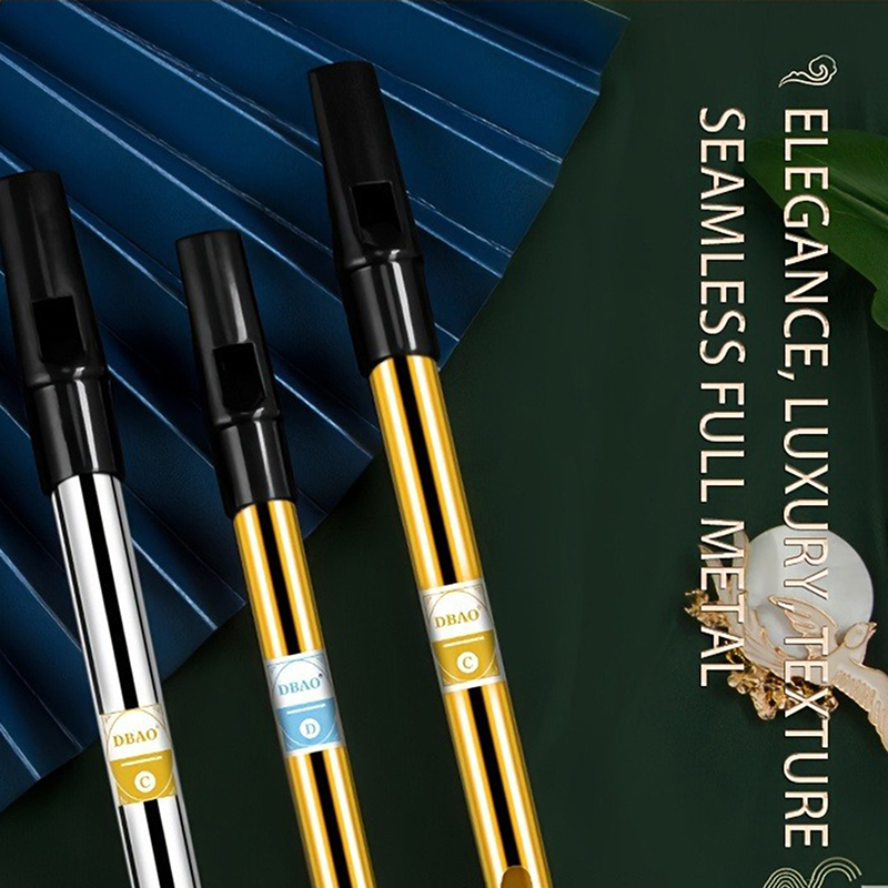1PC C/D Key Tin Penny Whistle  - مراجعة Tin Whistle Flute وسعره