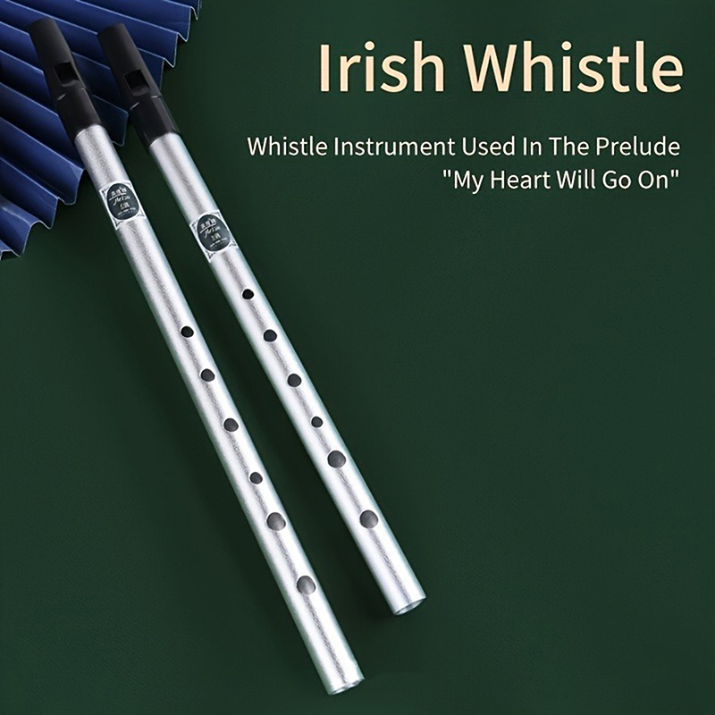 1PC C/D Key Tin Penny Whistle  - مراجعة Tin Whistle Flute وسعره