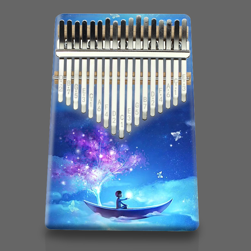 17-Tone Kalimba Color Thumb Pi - مراجعة Musical Instrument For Beginners وسعره