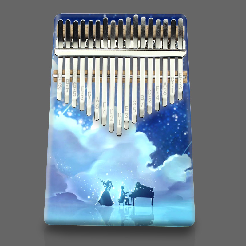 17-Tone Kalimba Color Thumb Pi - مراجعة Musical Instrument For Beginners وسعره