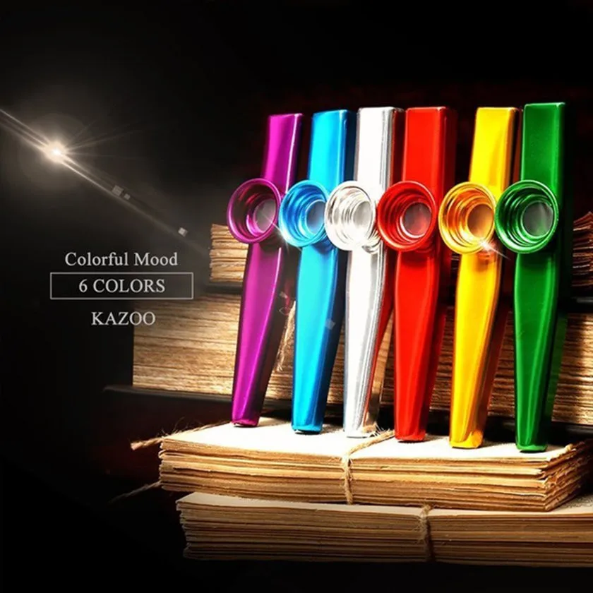 Colourful Kazoo Golden Metal K - مراجعة Musical Instrument Kazoo وسعره