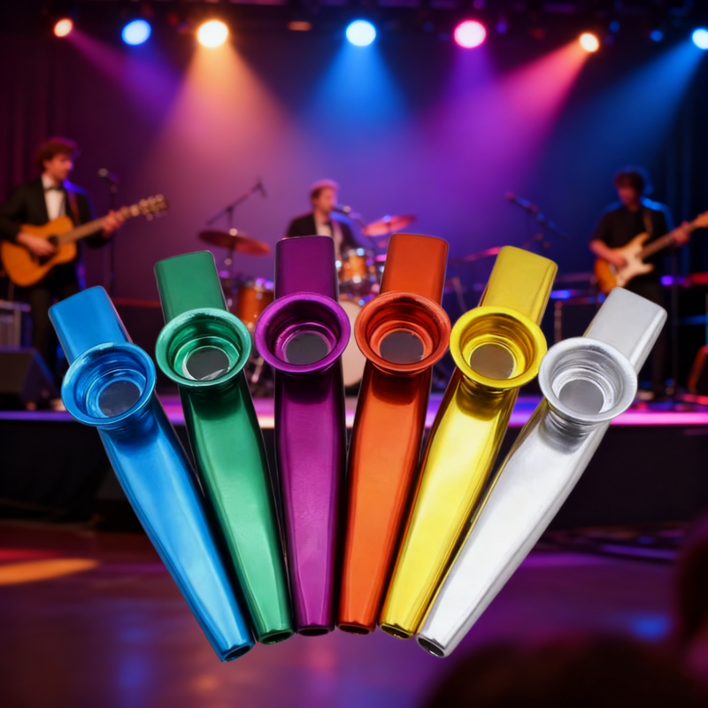 Colourful Kazoo Golden Metal K - مراجعة Musical Instrument Kazoo وسعره
