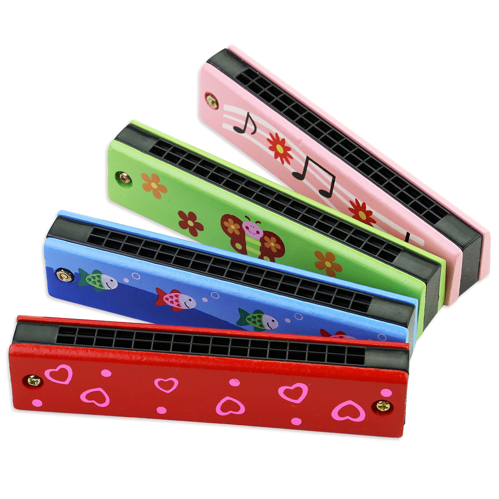 Children's Harmonica, Wooden M - مراجعة Musical Instrument That You Blow Into وسعره