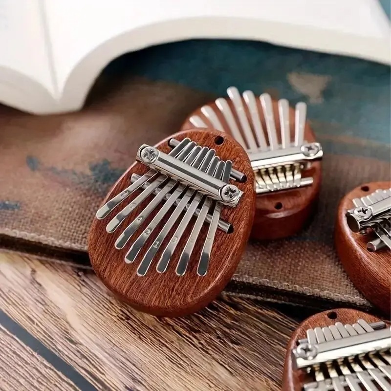 8 Key Mini Wooden Kalimba Thum - مراجعة Musical Instrument For Beginners وسعره