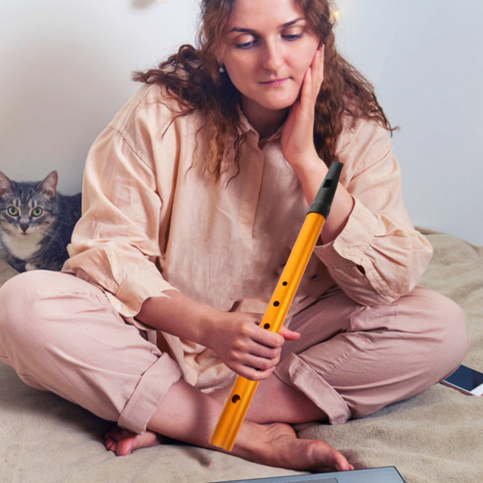 Irish Tin Whistle 6-Hole Key W - مراجعة Tin Whistle Flute وسعره