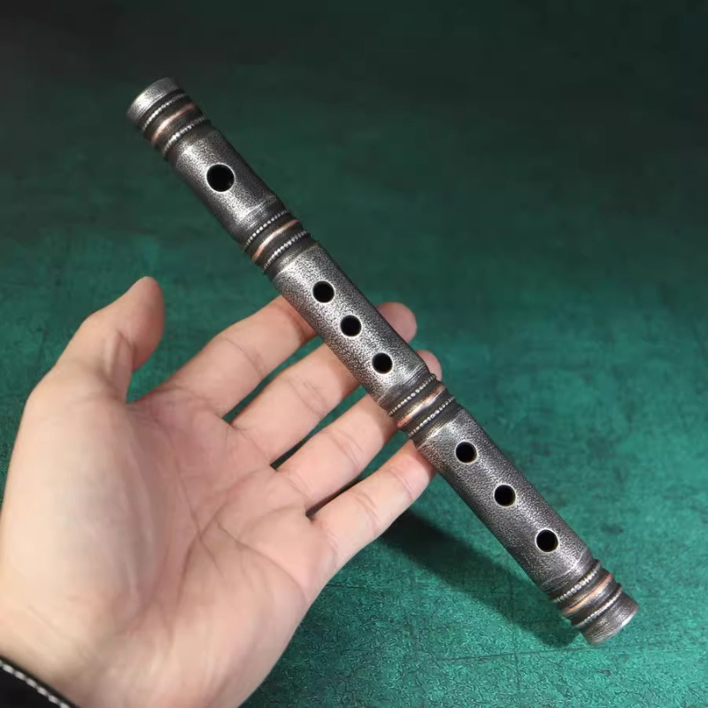 Traditional Flute Copper Handm - مراجعة Musical Instrument That You Blow Into وسعره