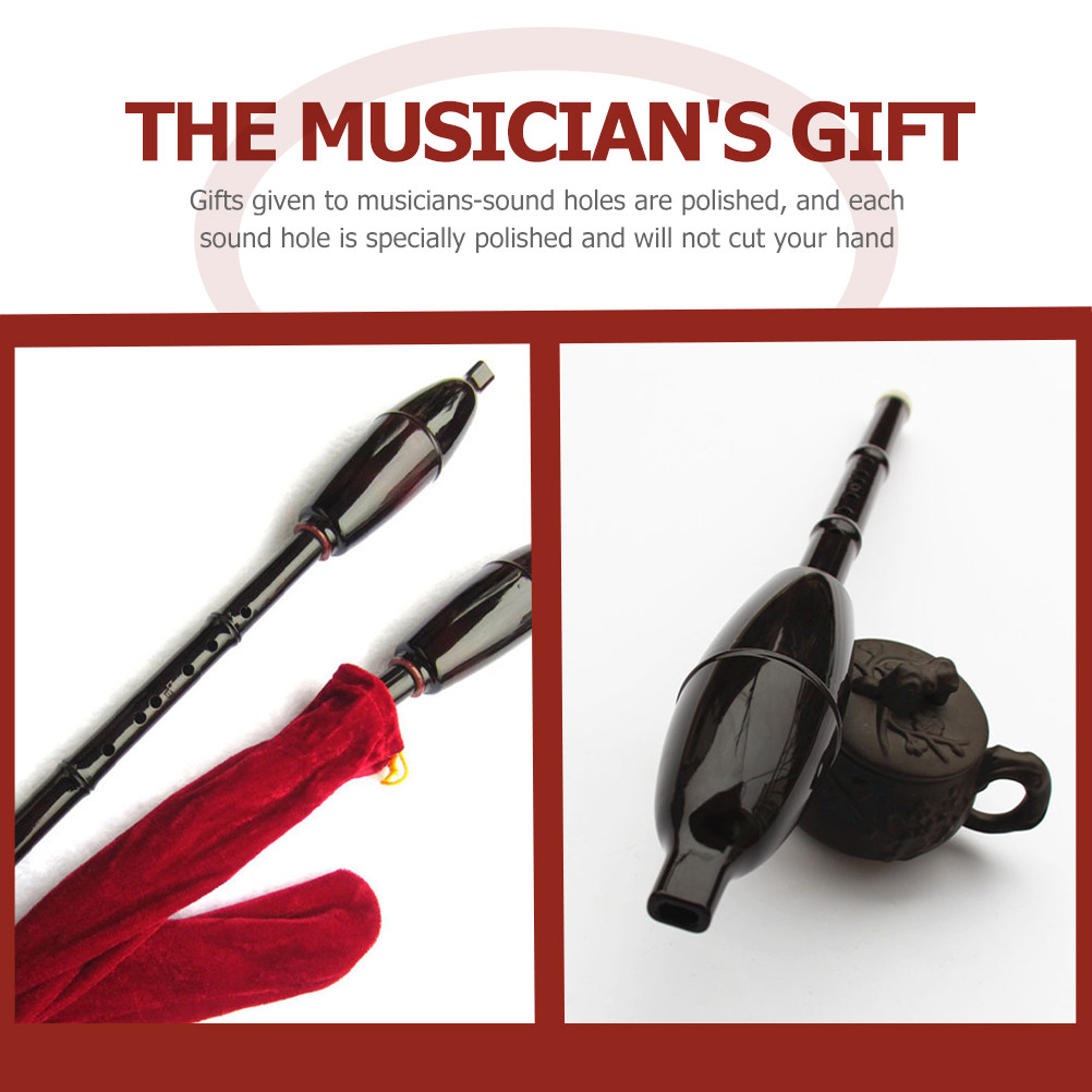 1Set Style Resin Bawu Flute Ve - مراجعة Musical Instrument That You Blow Into وسعره