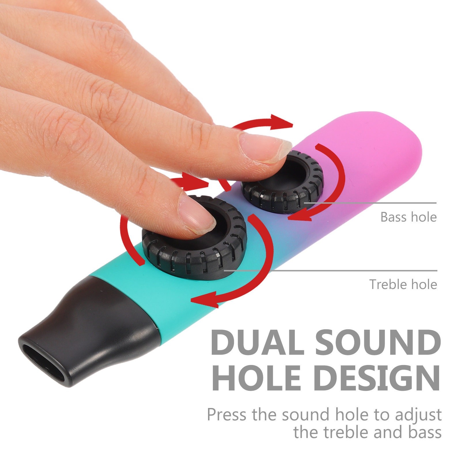 1Set Dual Hole Kazoo Portable  - مراجعة Musical Instrument Kazoo وسعره