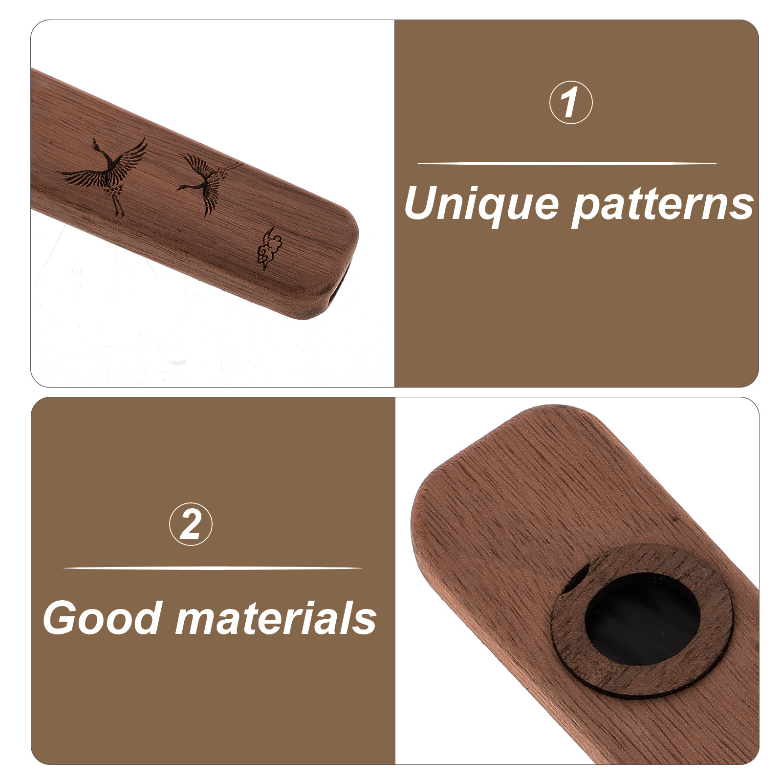 Black Walnut Wood Kazoo for Ad - مراجعة Musical Instrument Kazoo وسعره