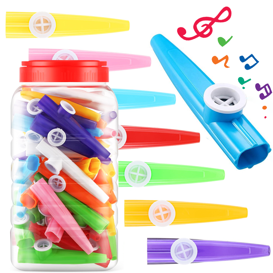 4/16pcs Plastic Kazoo Wind Ins - مراجعة Musical Instrument Kazoo وسعره