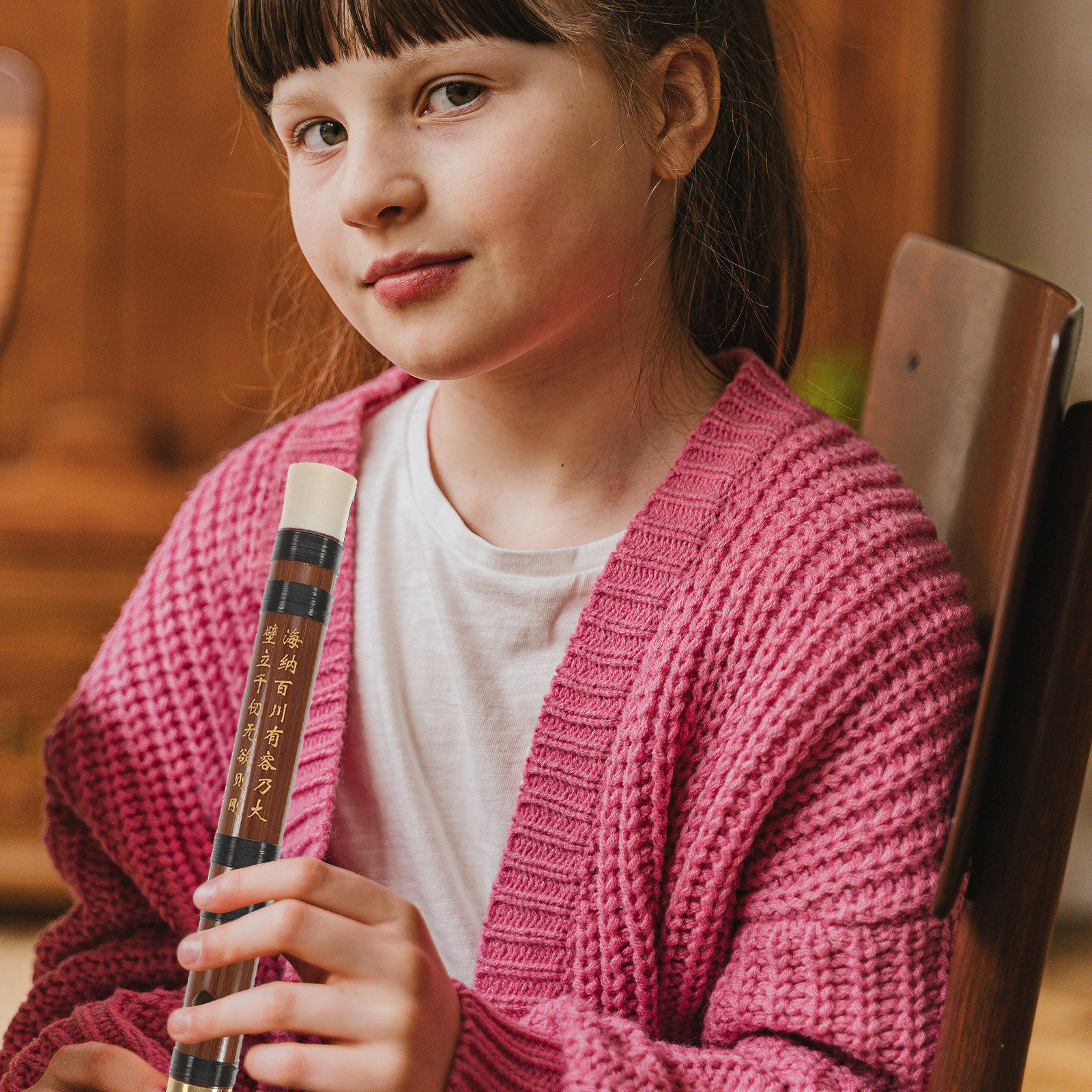 1Set Bamboo Flute Classic Musi - مراجعة Musical Instrument That You Blow Into وسعره