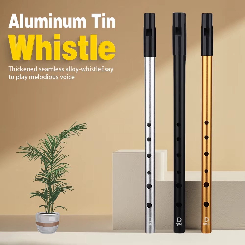 6 Holes C/D Key Irish Whistle  - مراجعة Tin Whistle Flute وسعره