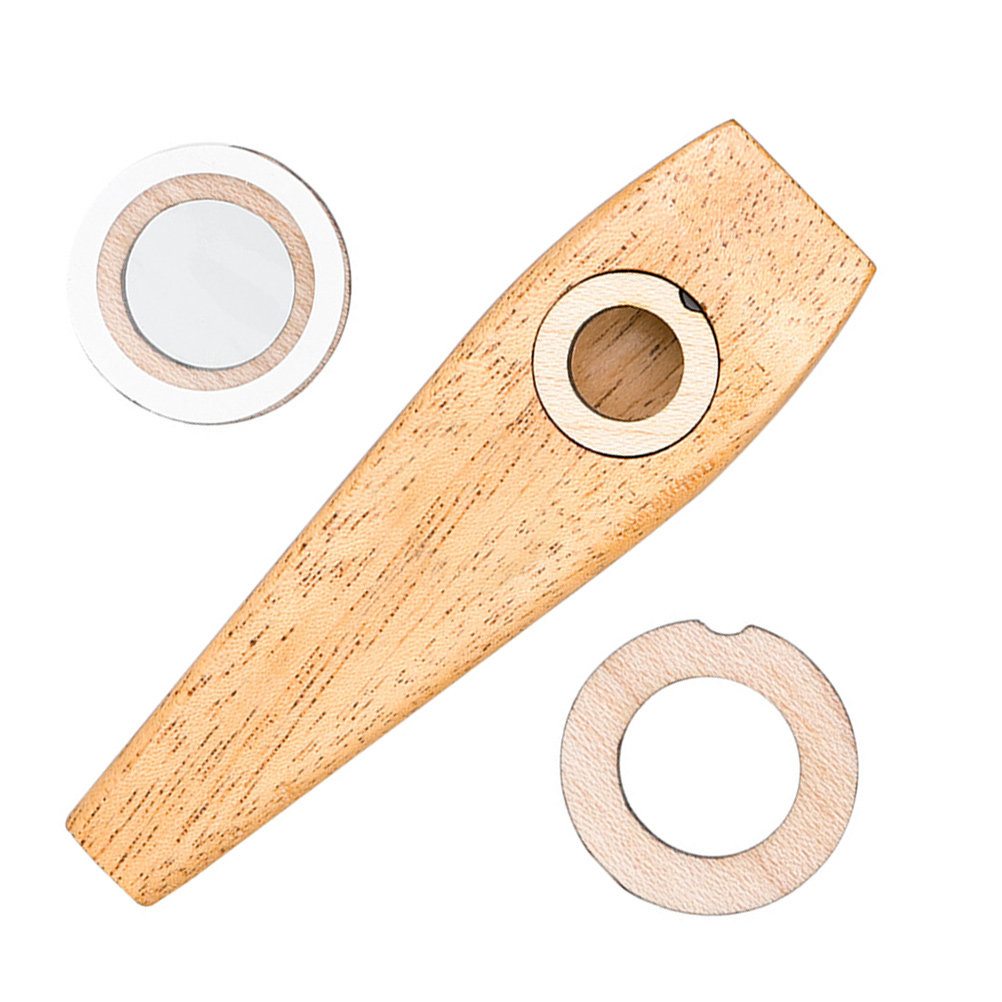 1Set Wooden Kazoo Musical Inst - مراجعة Musical Instrument Kazoo وسعره